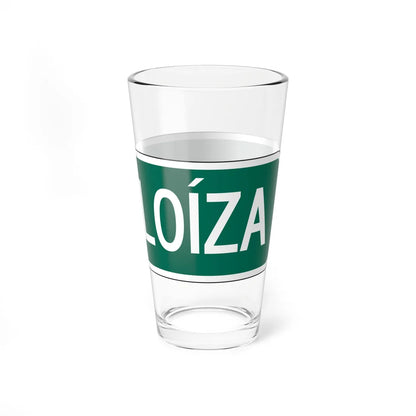 MUTCD-PR D3-1 (Puerto Rico) (Road Sign) Pint Glass 16oz - Go Mug Yourself