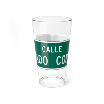 MUTCD-PR D3 (Puerto Rico) (Road Sign) Pint Glass 16oz 16oz - Go Mug Yourself