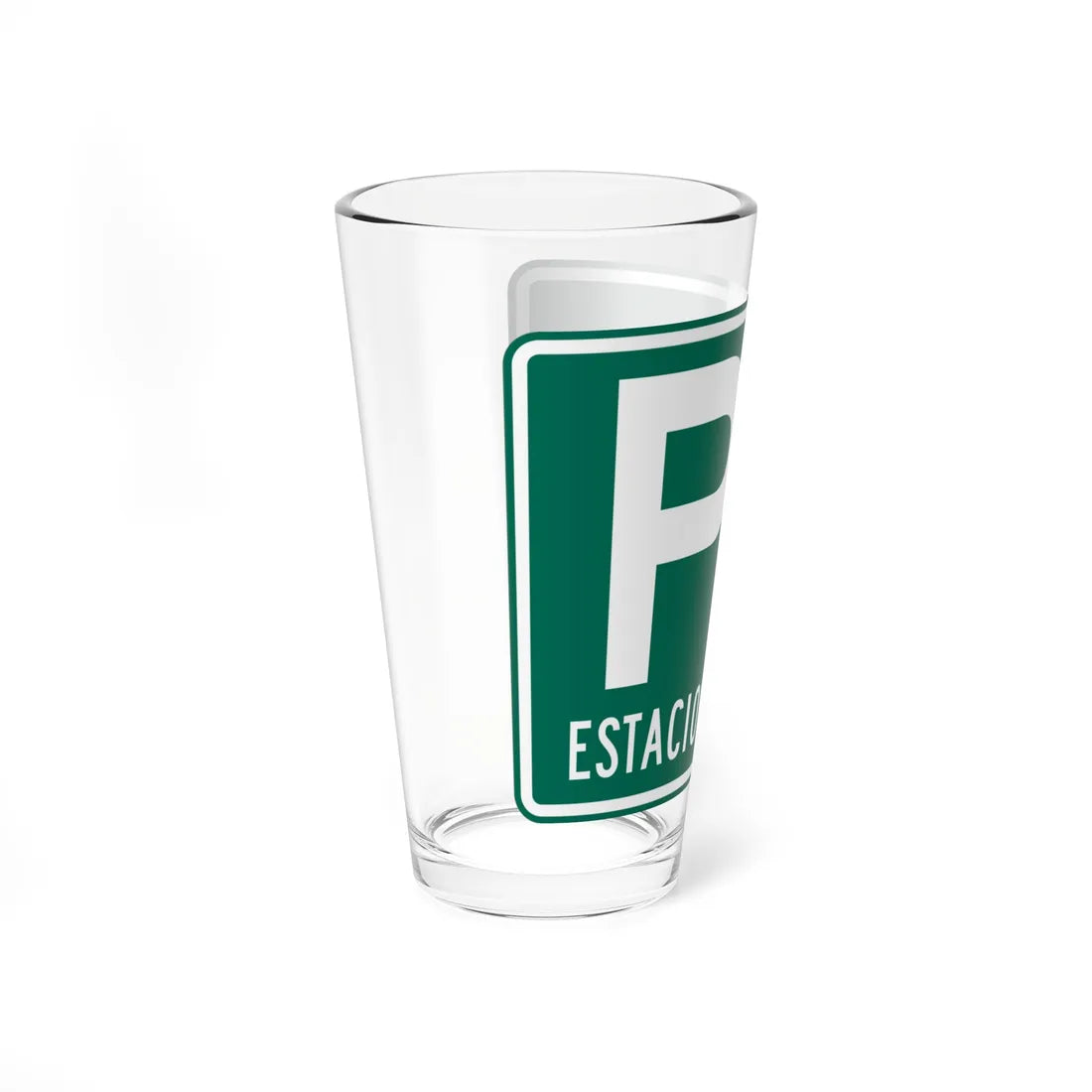 MUTCD-PR D4-1 (Puerto Rico) (Road Sign) Pint Glass 16oz - Go Mug Yourself