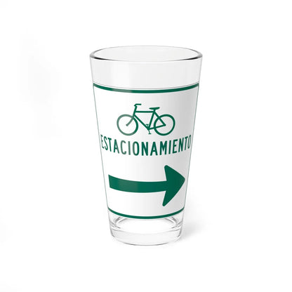 MUTCD-PR D4-3D (Puerto Rico) (Road Sign) Pint Glass 16oz 16oz - Go Mug Yourself