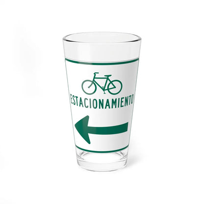MUTCD-PR D4-3I (Puerto Rico) (Road Sign) Pint Glass 16oz 16oz - Go Mug Yourself