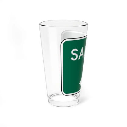 MUTCD-PR E5-1D (Puerto Rico) (Road Sign) Pint Glass 16oz - Go Mug Yourself