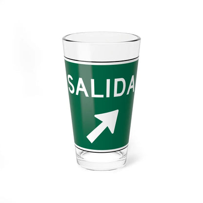 MUTCD-PR E5-1D (Puerto Rico) (Road Sign) Pint Glass 16oz - Go Mug Yourself