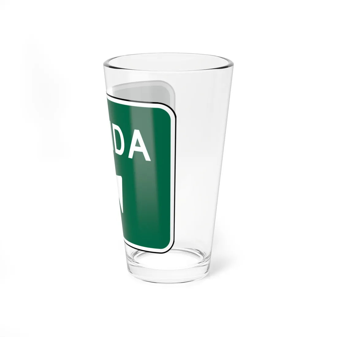 MUTCD-PR E5-1D (Puerto Rico) (Road Sign) Pint Glass 16oz - Go Mug Yourself