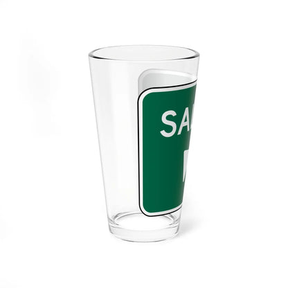 MUTCD-PR E5-1I (Puerto Rico) (Road Sign) Pint Glass 16oz - Go Mug Yourself