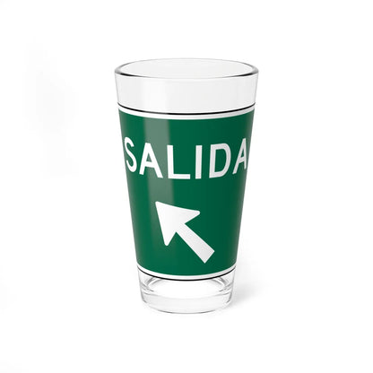 MUTCD-PR E5-1I (Puerto Rico) (Road Sign) Pint Glass 16oz - Go Mug Yourself