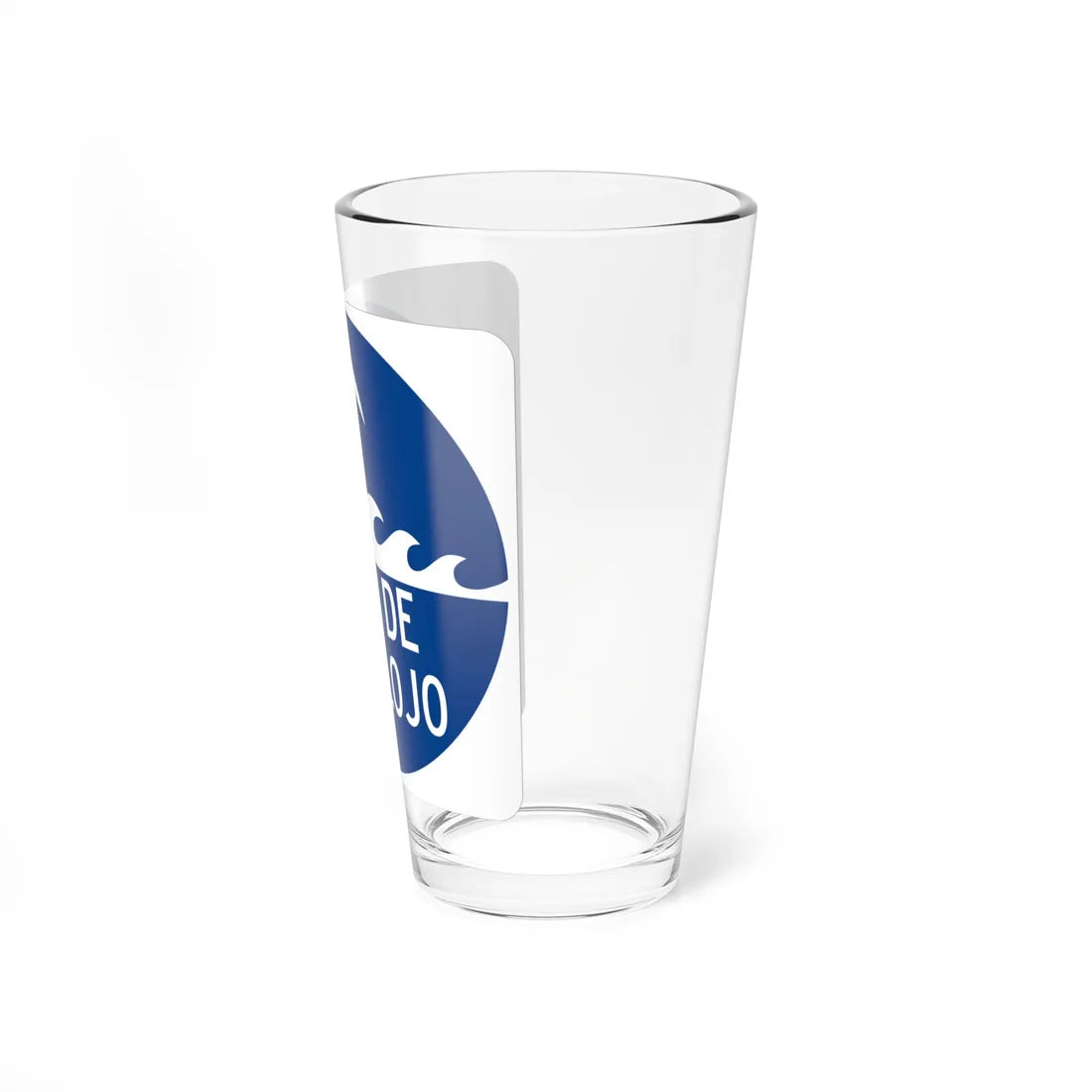 MUTCD-PR EM-1a (Puerto Rico) (Road Sign) Pint Glass 16oz - Go Mug Yourself