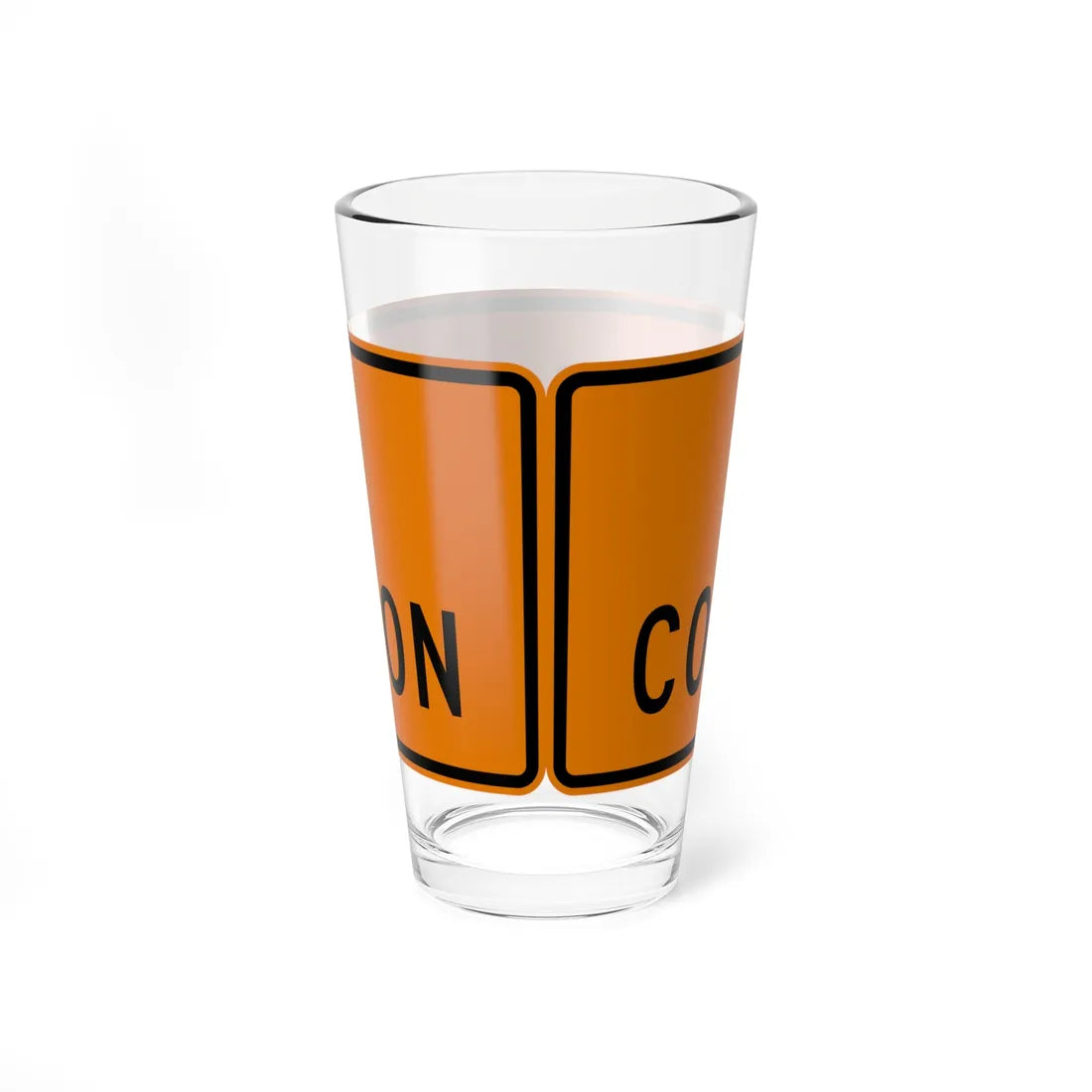 MUTCD-PR G20-2 (Puerto Rico) (Road Sign) Pint Glass 16oz - Go Mug Yourself
