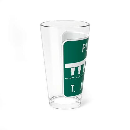 MUTCD-PR I-10 (Puerto Rico) (Road Sign) Pint Glass 16oz - Go Mug Yourself