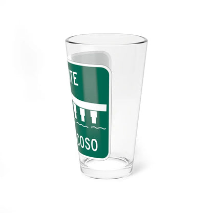 MUTCD-PR I-10 (Puerto Rico) (Road Sign) Pint Glass 16oz - Go Mug Yourself