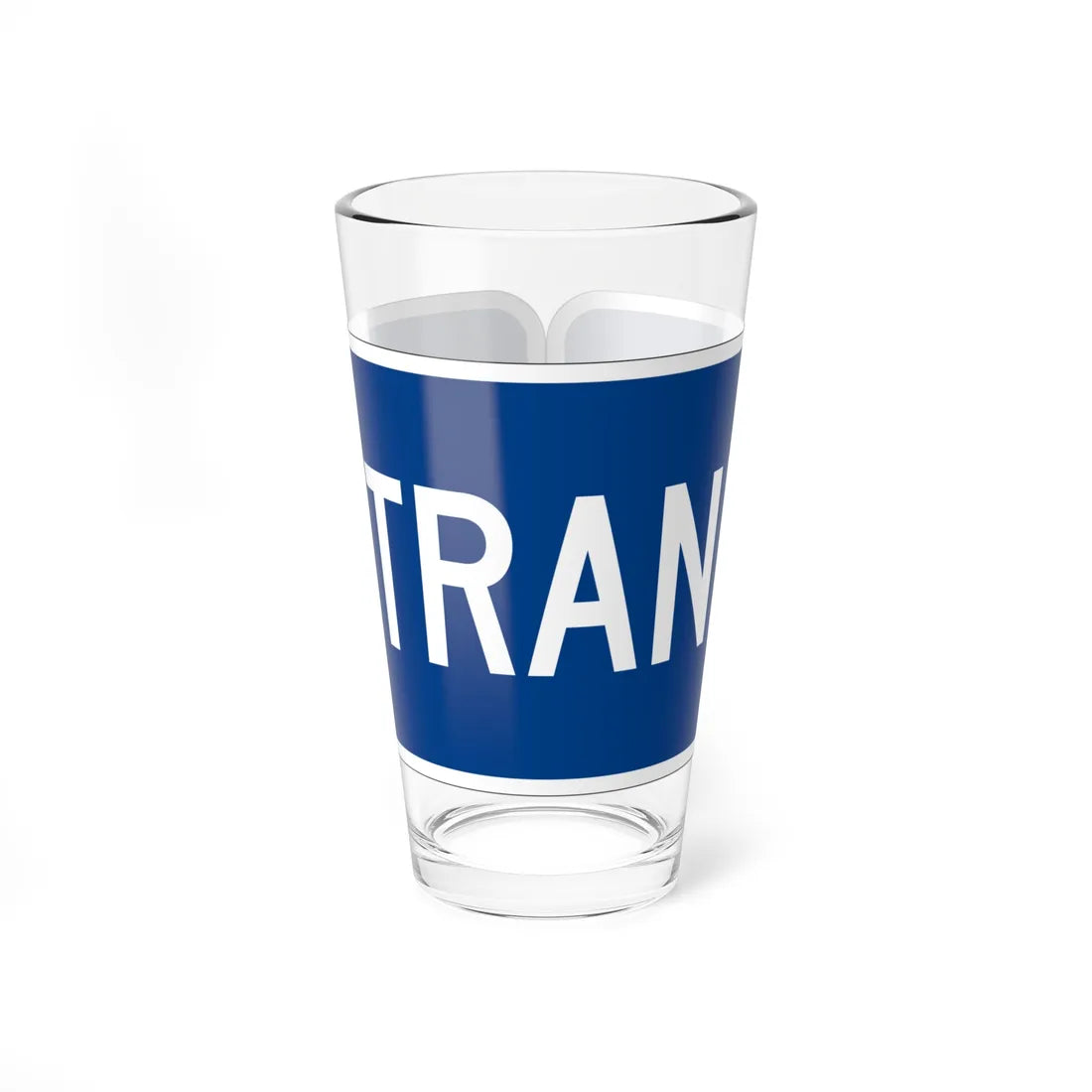 MUTCD-PR M4-14 (Puerto Rico) (Road Sign) Pint Glass 16oz 16oz - Go Mug Yourself