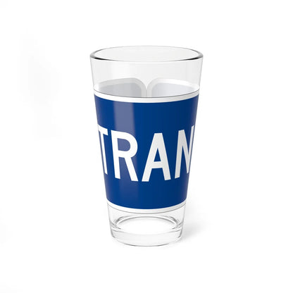 MUTCD-PR M4-14 (Puerto Rico) (Road Sign) Pint Glass 16oz 16oz - Go Mug Yourself