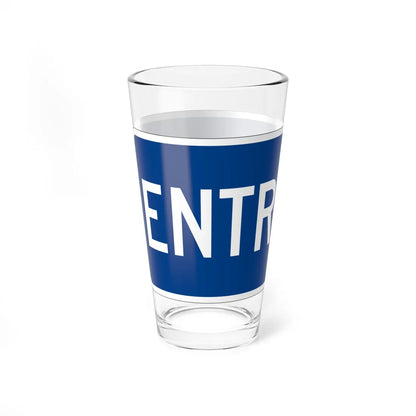 MUTCD-PR M4-14 (Puerto Rico) (Road Sign) Pint Glass 16oz - Go Mug Yourself