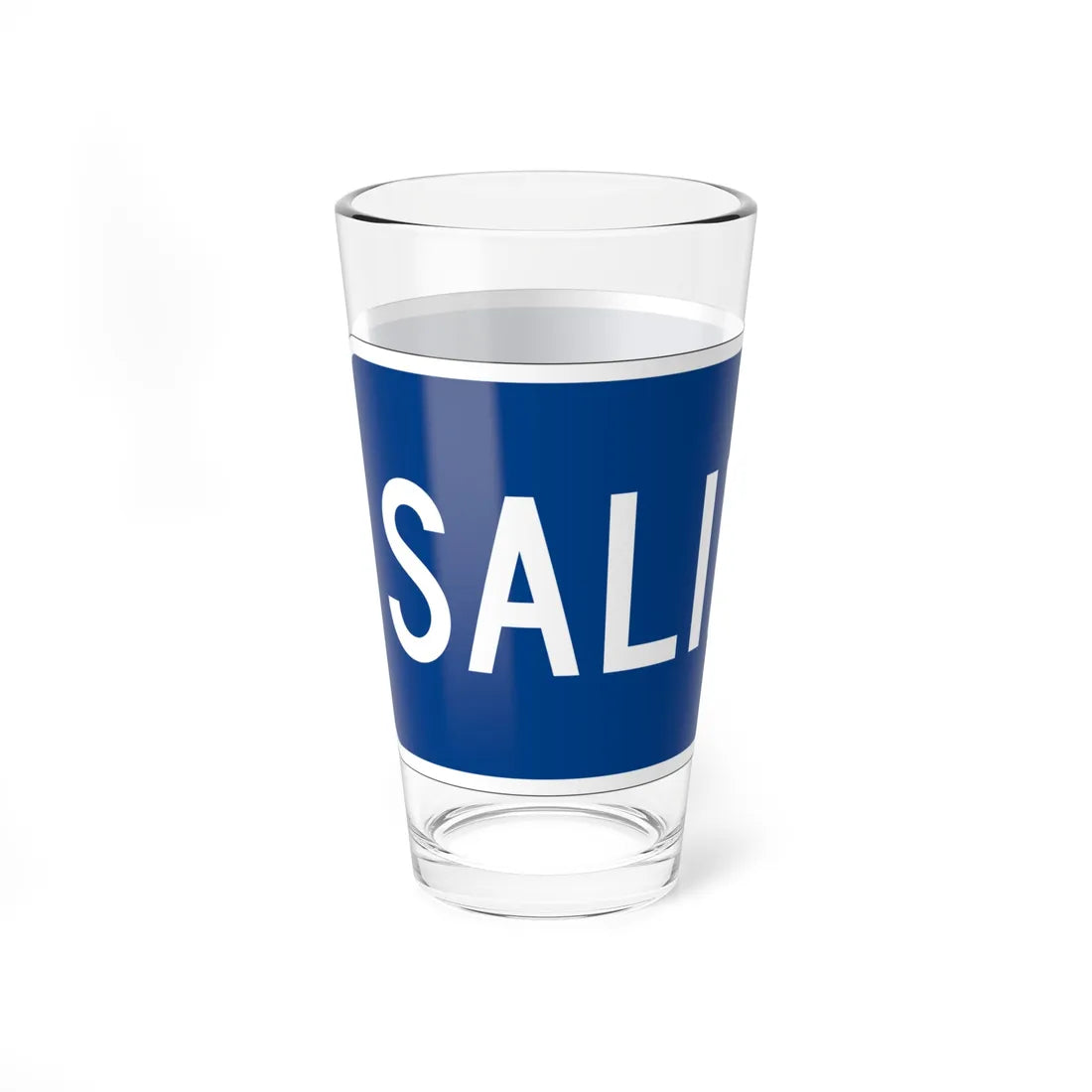 MUTCD-PR M4-6 (Puerto Rico) (Road Sign) Pint Glass 16oz - Go Mug Yourself