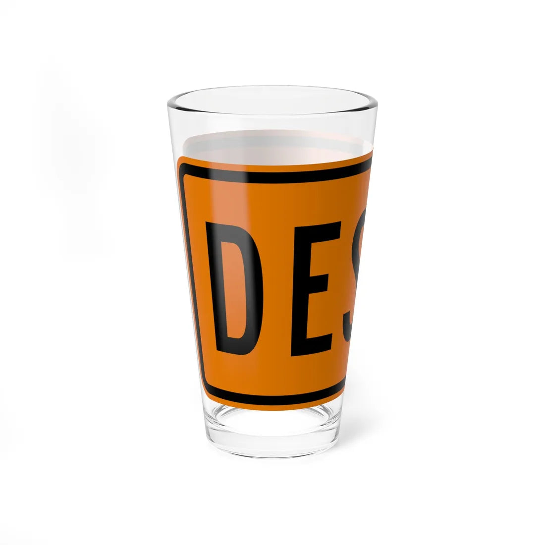 MUTCD-PR M4-8 (Puerto Rico) (Road Sign) Pint Glass 16oz - Go Mug Yourself