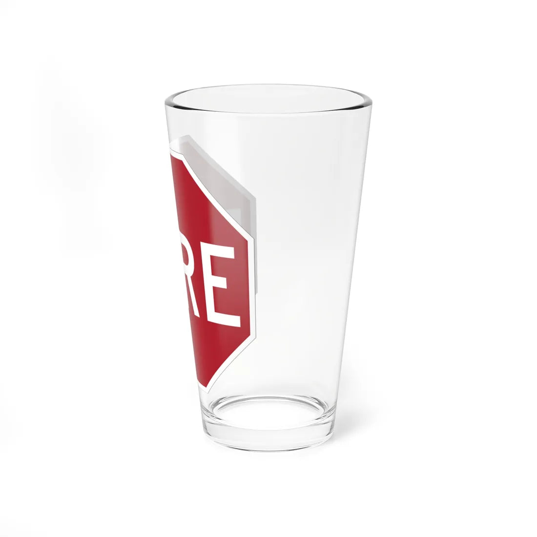 MUTCD-PR R1-1 (Puerto Rico) (Road Sign) Pint Glass 16oz - Go Mug Yourself