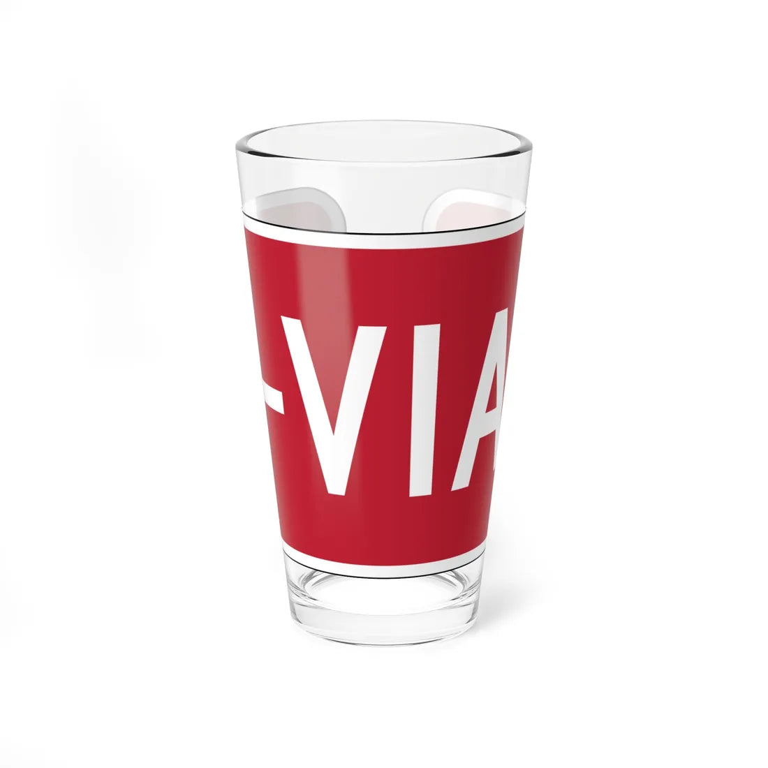 MUTCD-PR R1-3 (Puerto Rico) (Road Sign) Pint Glass 16oz 16oz - Go Mug Yourself