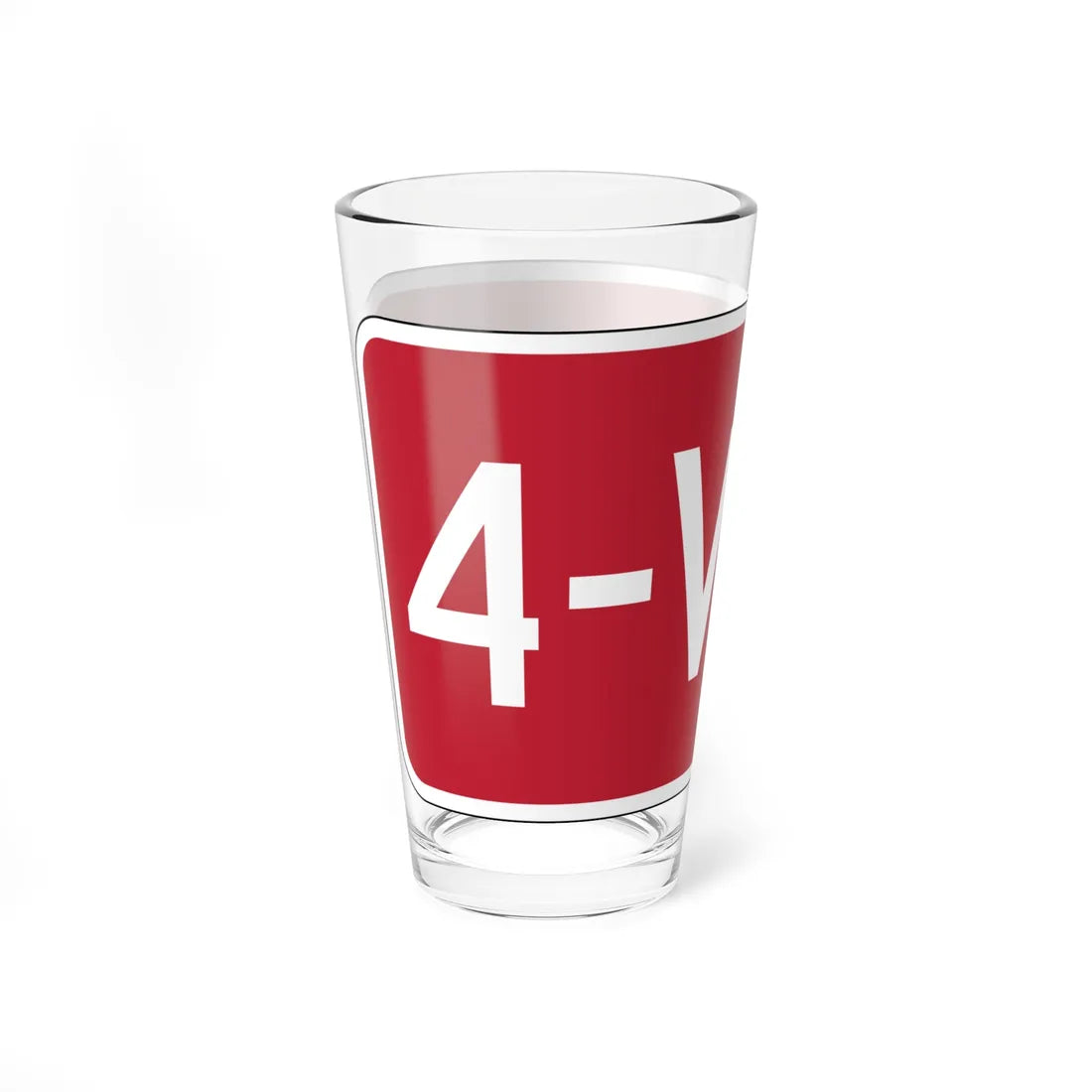 MUTCD-PR R1-3 (Puerto Rico) (Road Sign) Pint Glass 16oz - Go Mug Yourself