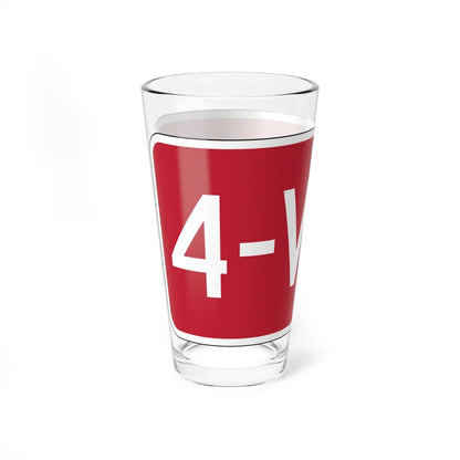 MUTCD-PR R1-3 (Puerto Rico) (Road Sign) Pint Glass 16oz - Go Mug Yourself