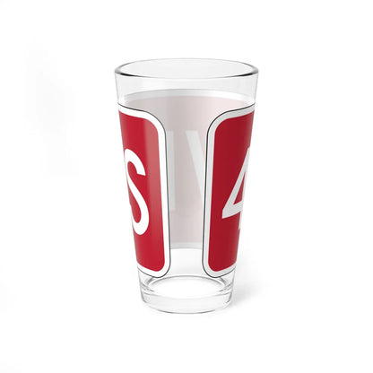 MUTCD-PR R1-3 (Puerto Rico) (Road Sign) Pint Glass 16oz - Go Mug Yourself
