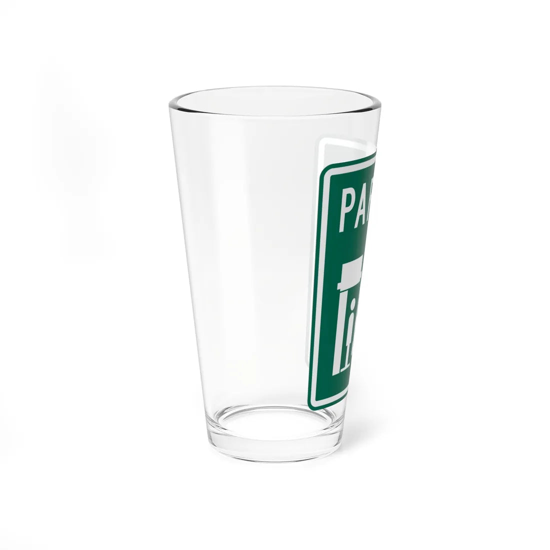 MUTCD-PR R1-6a (Puerto Rico) (Road Sign) Pint Glass 16oz - Go Mug Yourself