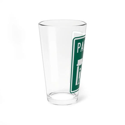 MUTCD-PR R1-6a (Puerto Rico) (Road Sign) Pint Glass 16oz - Go Mug Yourself