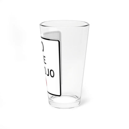 MUTCD-PR R10-11 (Puerto Rico) (Road Sign) Pint Glass 16oz - Go Mug Yourself