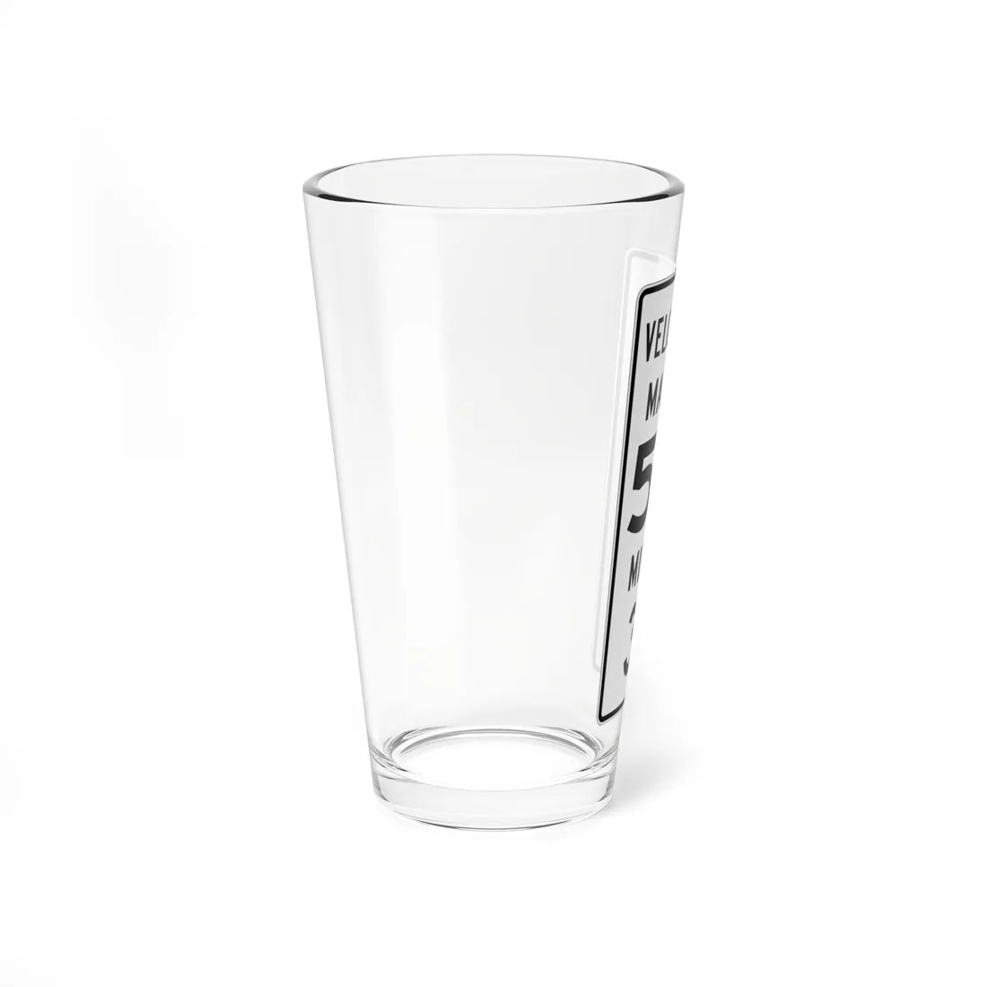 MUTCD-PR R2-4a (Puerto Rico) (Road Sign) Pint Glass 16oz - Go Mug Yourself