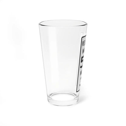 MUTCD-PR R2-4a (Puerto Rico) (Road Sign) Pint Glass 16oz - Go Mug Yourself