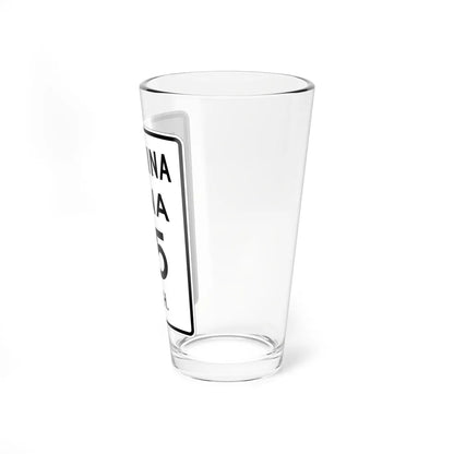 MUTCD-PR R2-6a (Puerto Rico) (Road Sign) Pint Glass 16oz - Go Mug Yourself
