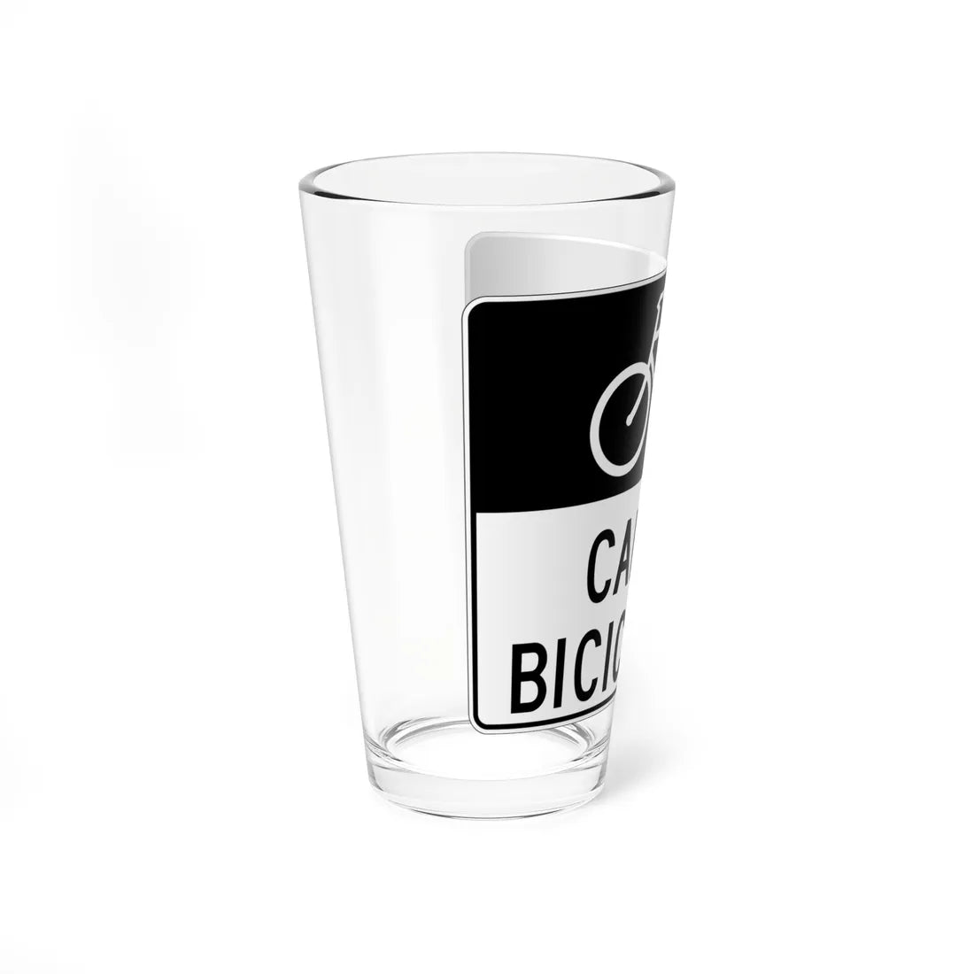 MUTCD-PR R3-17 (Puerto Rico) (Road Sign) Pint Glass 16oz - Go Mug Yourself