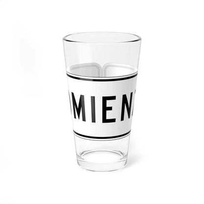 MUTCD-PR R3-17a (Puerto Rico) (Road Sign) Pint Glass 16oz 16oz - Go Mug Yourself