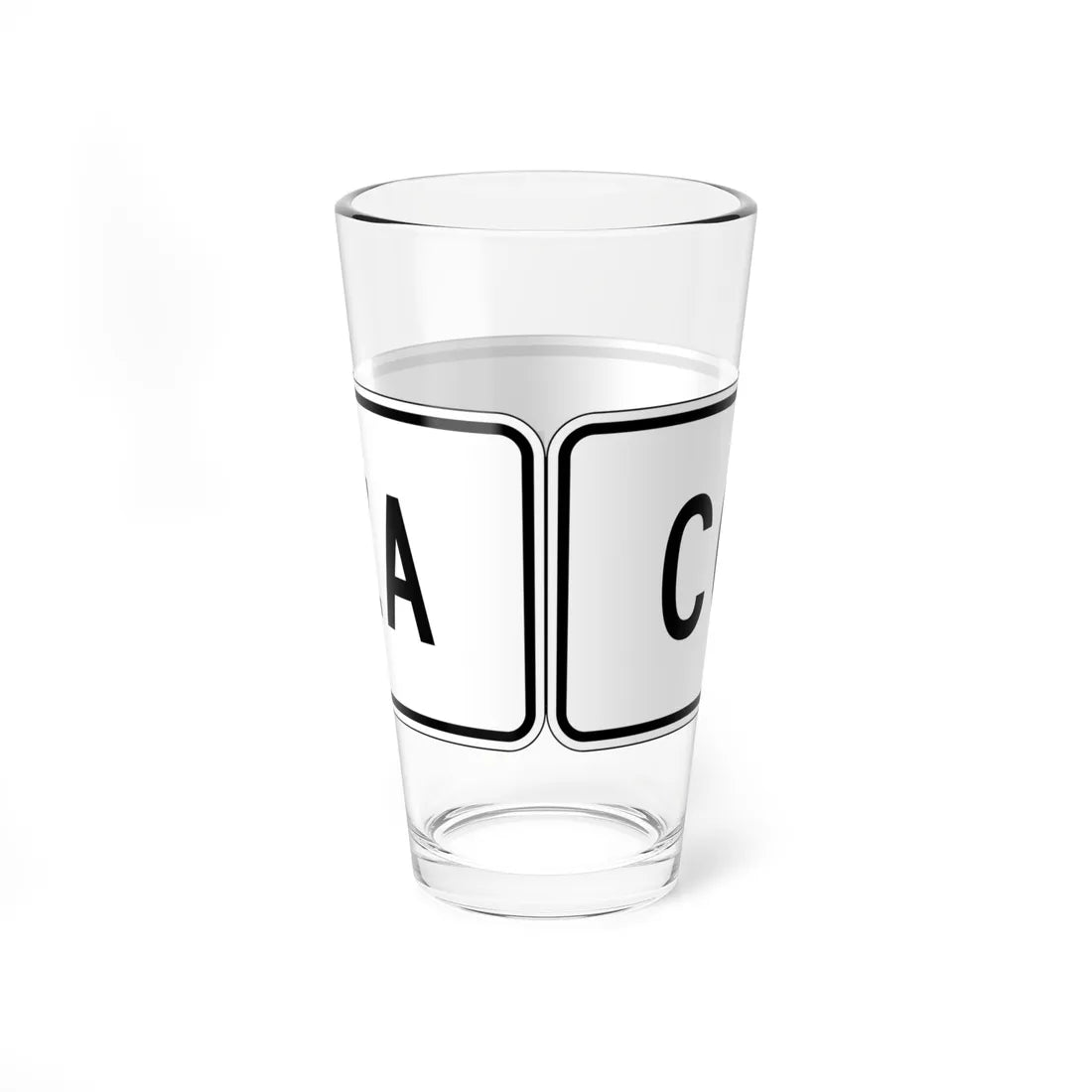 MUTCD-PR R3-17a (Puerto Rico) (Road Sign) Pint Glass 16oz - Go Mug Yourself