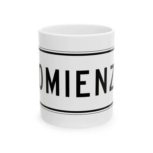 MUTCD-PR R3-17a (Puerto Rico) (Road Sign) White Coffee Mug 11oz - Go Mug Yourself