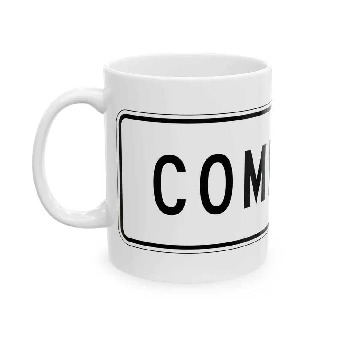 MUTCD-PR R3-17a (Puerto Rico) (Road Sign) White Coffee Mug - Go Mug Yourself