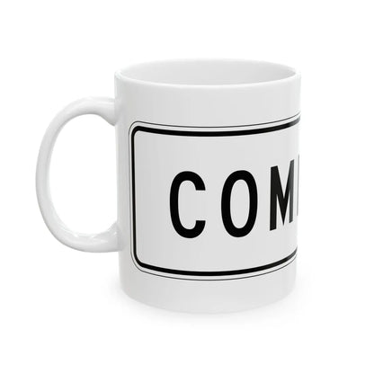 MUTCD-PR R3-17a (Puerto Rico) (Road Sign) White Coffee Mug - Go Mug Yourself