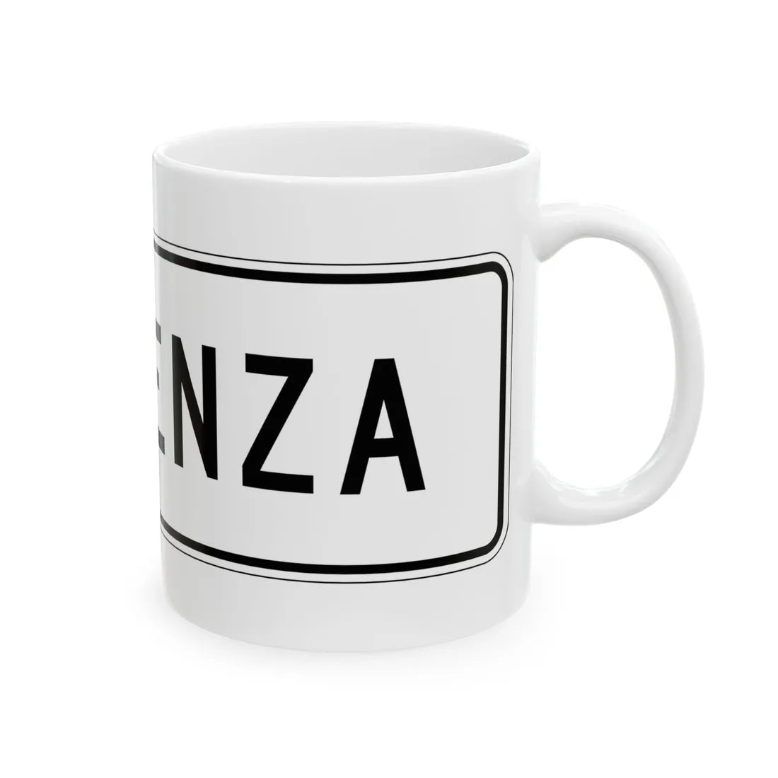 MUTCD-PR R3-17a (Puerto Rico) (Road Sign) White Coffee Mug - Go Mug Yourself