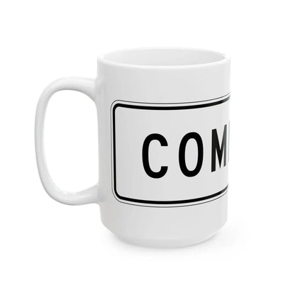 MUTCD-PR R3-17a (Puerto Rico) (Road Sign) White Coffee Mug - Go Mug Yourself