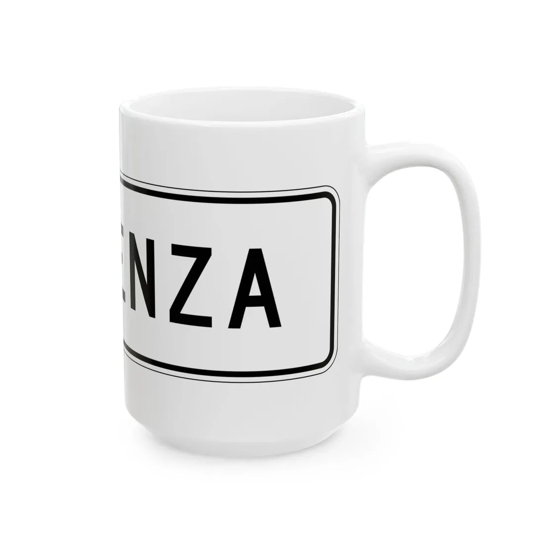 MUTCD-PR R3-17a (Puerto Rico) (Road Sign) White Coffee Mug - Go Mug Yourself