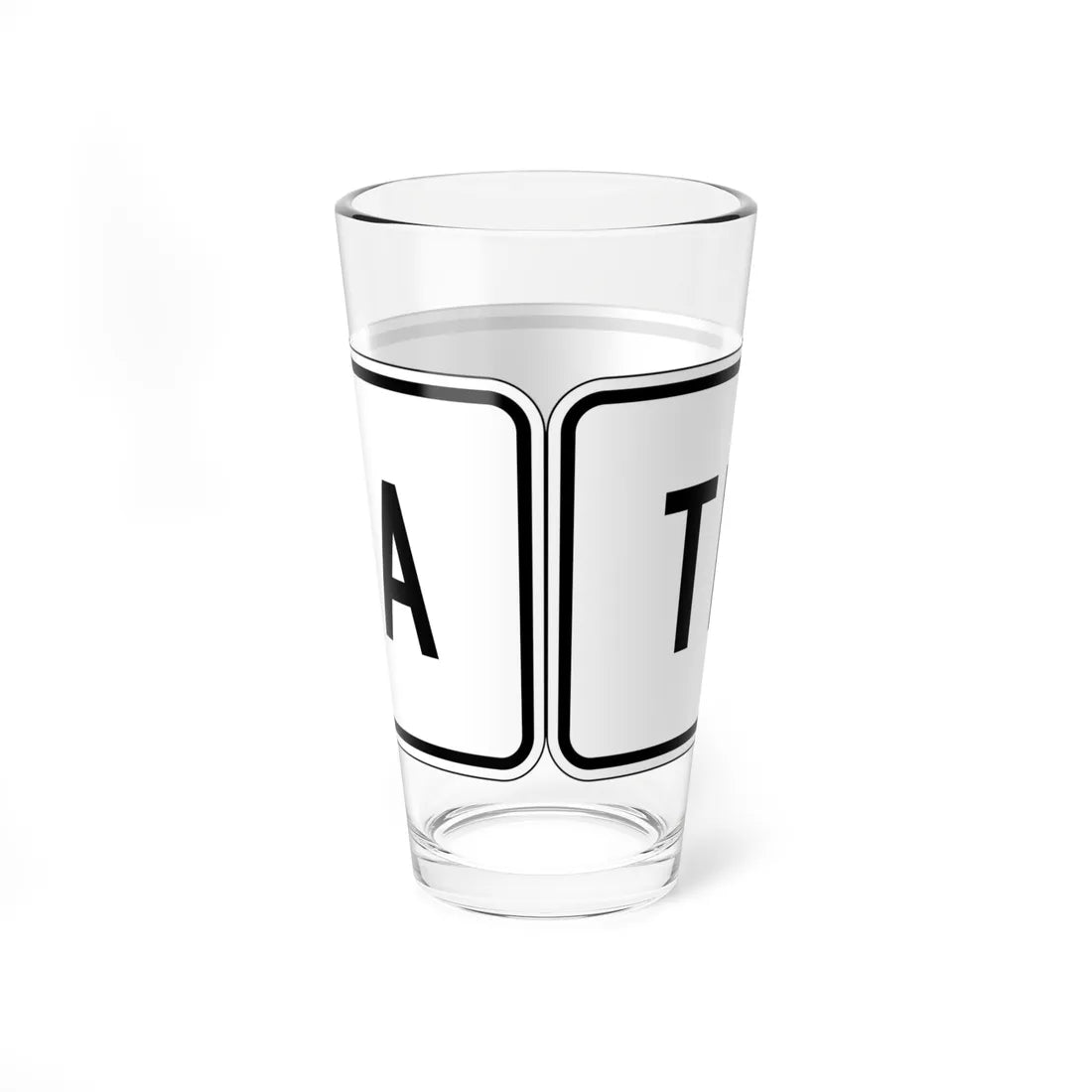 MUTCD-PR R3-17b (Puerto Rico) (Road Sign) Pint Glass 16oz - Go Mug Yourself