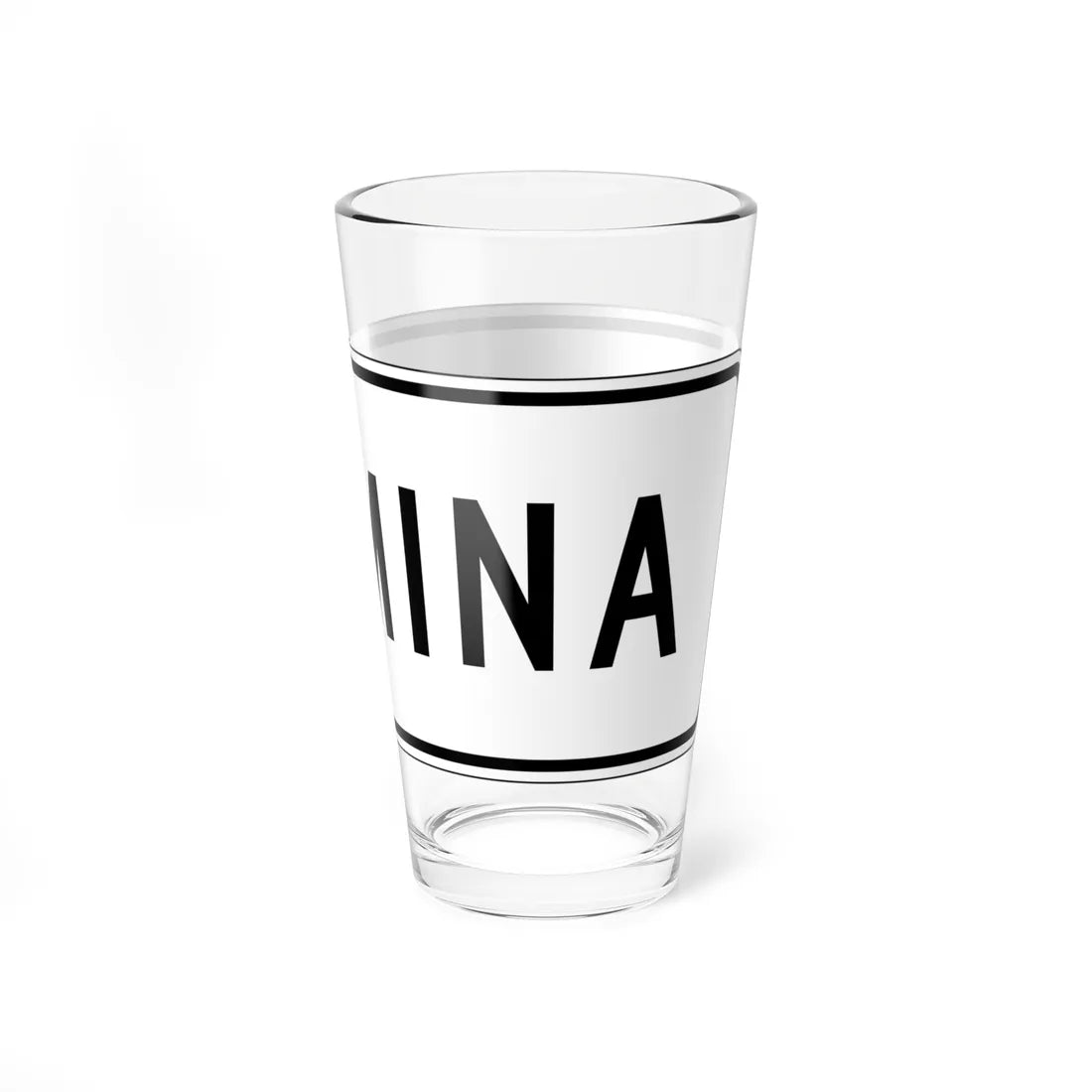 MUTCD-PR R3-17b (Puerto Rico) (Road Sign) Pint Glass 16oz - Go Mug Yourself