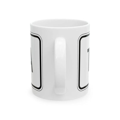 MUTCD-PR R3-17b (Puerto Rico) (Road Sign) White Coffee Mug - Go Mug Yourself