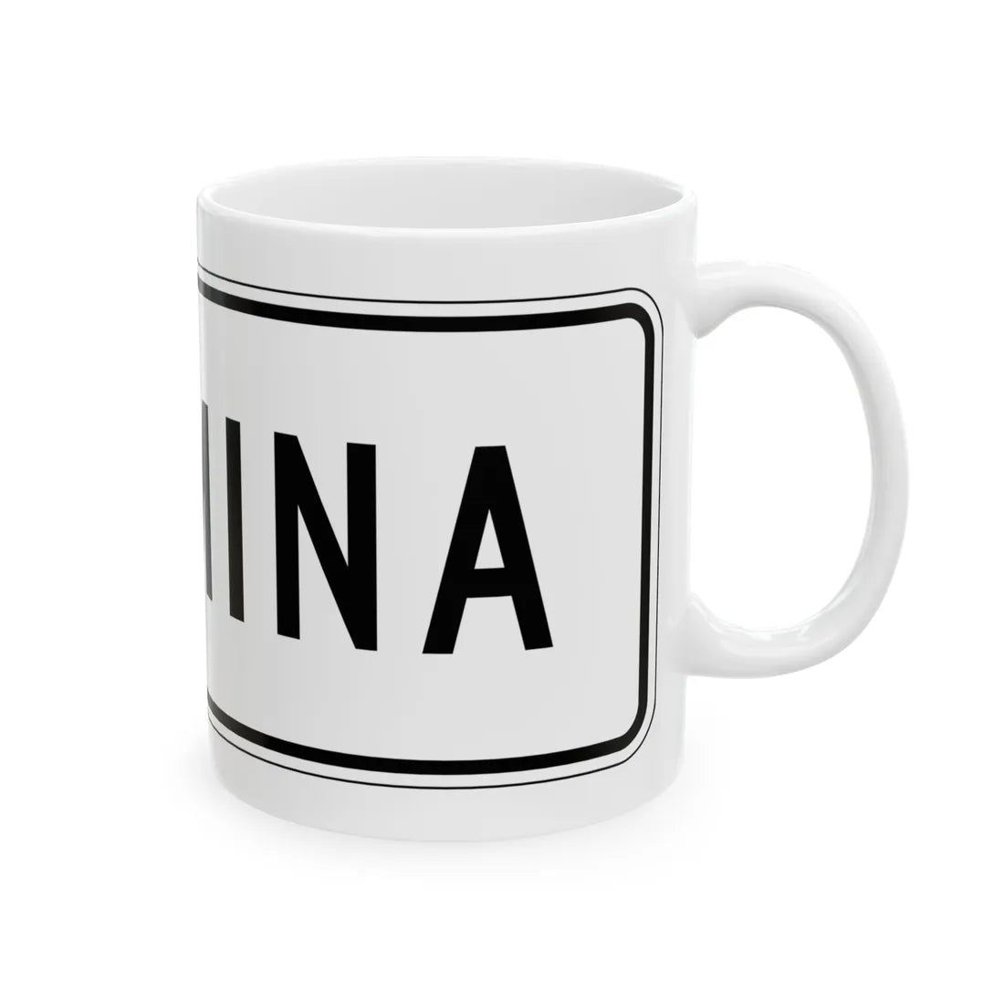 MUTCD-PR R3-17b (Puerto Rico) (Road Sign) White Coffee Mug - Go Mug Yourself