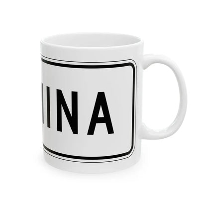 MUTCD-PR R3-17b (Puerto Rico) (Road Sign) White Coffee Mug - Go Mug Yourself