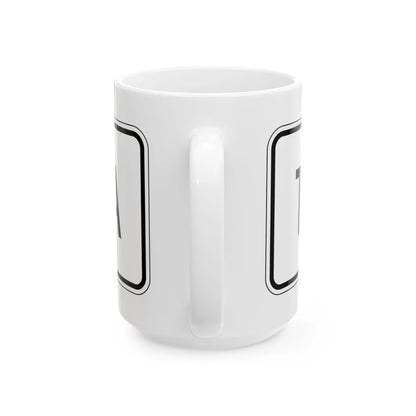 MUTCD-PR R3-17b (Puerto Rico) (Road Sign) White Coffee Mug - Go Mug Yourself