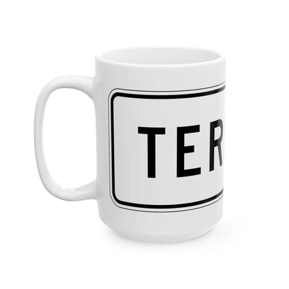 MUTCD-PR R3-17b (Puerto Rico) (Road Sign) White Coffee Mug - Go Mug Yourself