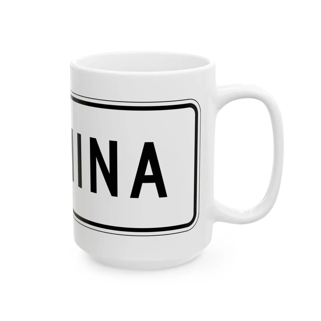 MUTCD-PR R3-17b (Puerto Rico) (Road Sign) White Coffee Mug - Go Mug Yourself