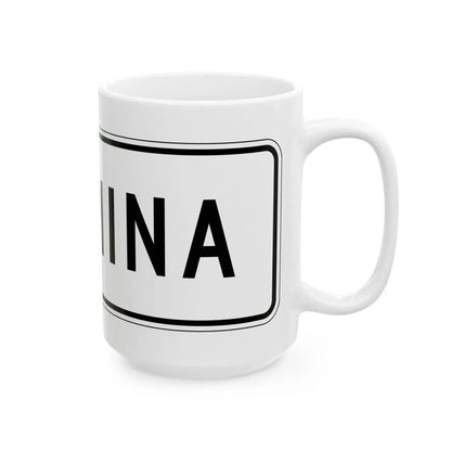 MUTCD-PR R3-17b (Puerto Rico) (Road Sign) White Coffee Mug - Go Mug Yourself
