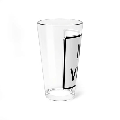 MUTCD-PR R3-3 (Puerto Rico) (Road Sign) Pint Glass 16oz - Go Mug Yourself