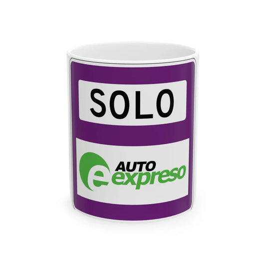 MUTCD-PR R3-31 (Puerto Rico) (Road Sign) White Coffee Mug 11oz - Go Mug Yourself